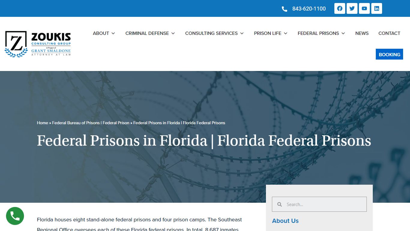 Federal Prisons in Florida - Zoukis Consulting Group